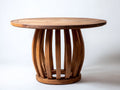 Tavolo da giardino - legno di teak - 105 x 105 x 74 cm - marrone caldo - stile rustico